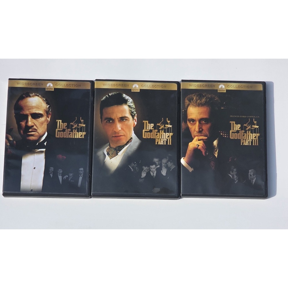 The Godfather Trilogy Widescreen Collection DVD Set Paramount 0097360804942